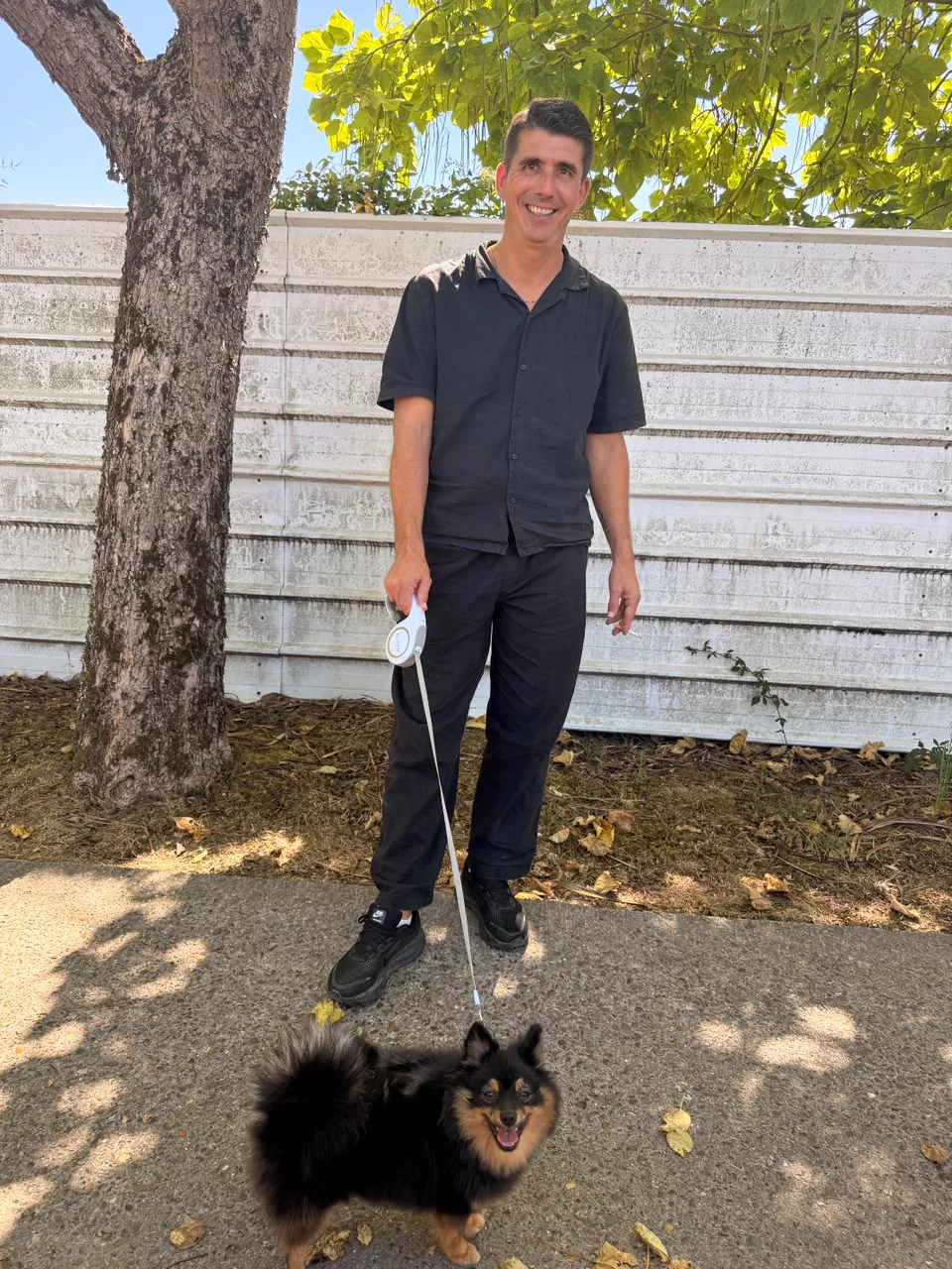 Nala, a dog relocated from Dubai to France with Zoppi Pets